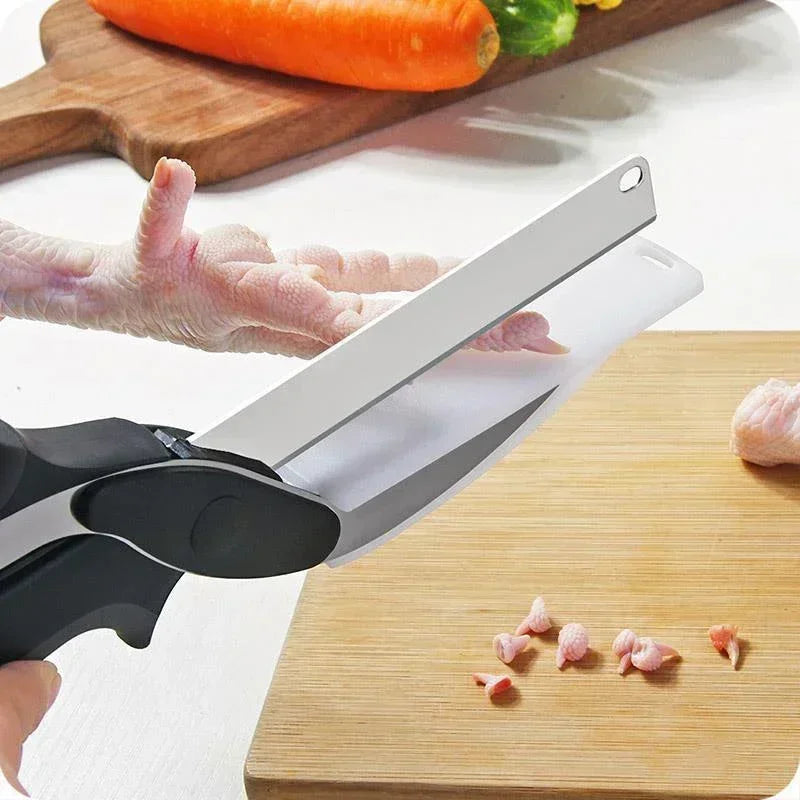 3-in-1 Knife, Scissor and chopping board